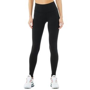 Alo High-Waist Black Air Brush Leggings